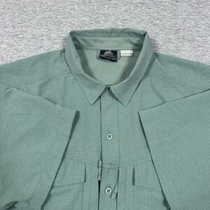 HELIKON-TEX Defender Mk2 Ultralight Shirt Men 2XL Green Ripstop Short Sleeve